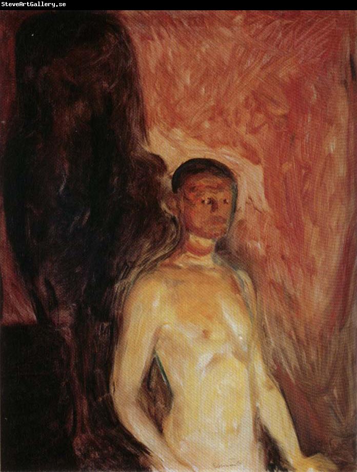 Edvard Munch Self Portrait in Hell